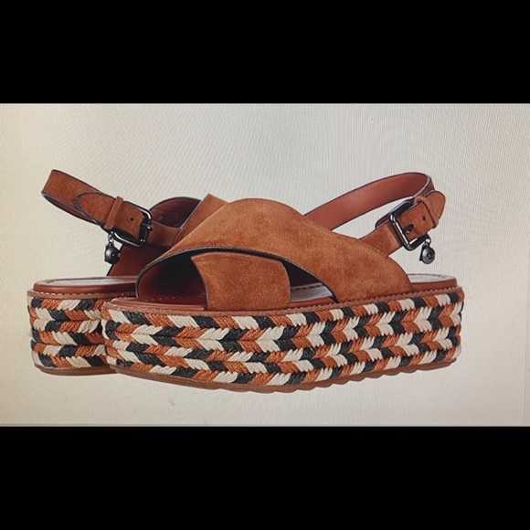 Coach Flatform Wedge Sandal - Picture 1 of 7